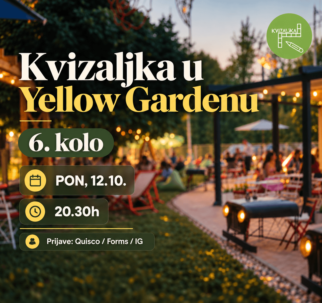 KVIZALJKA U YELLOW / 6. KOLO