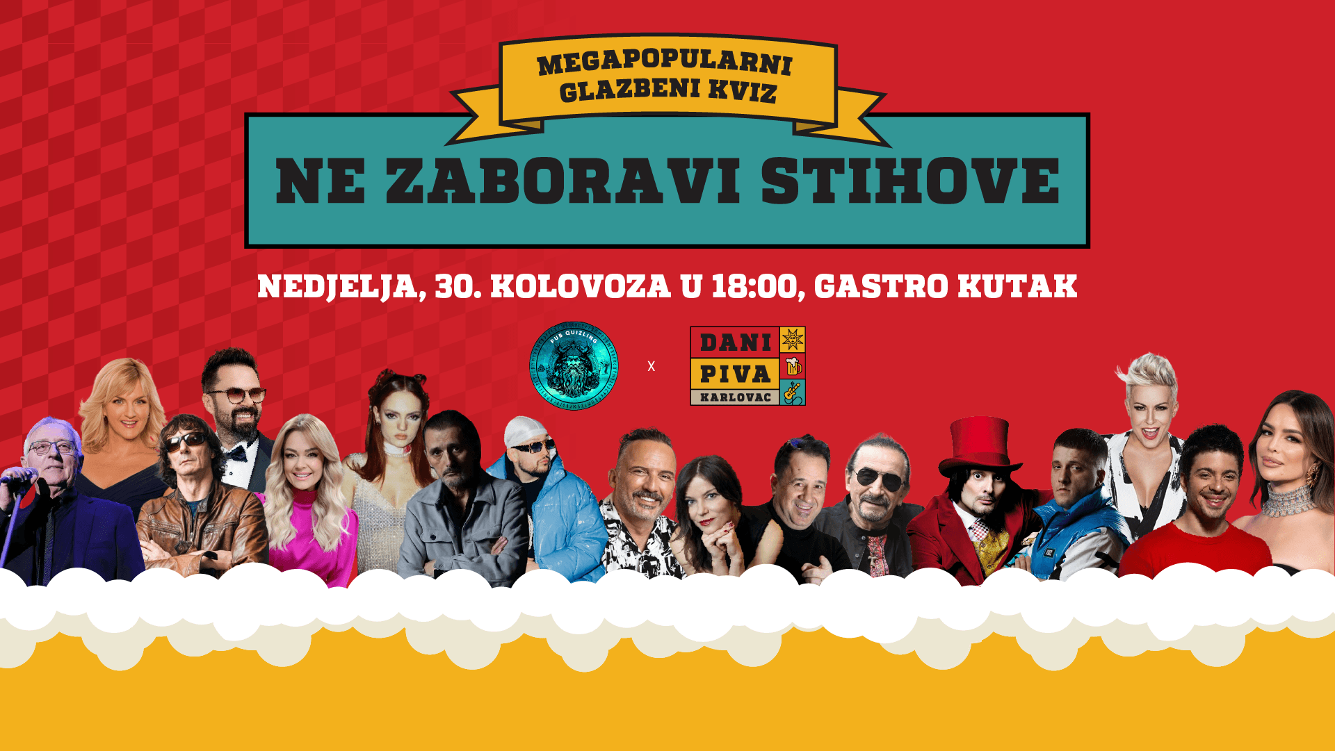„Ne zaboravi stihove” kviz na Danima piva u Karlovcu 🎙️💃🏼🕺🏻🍻