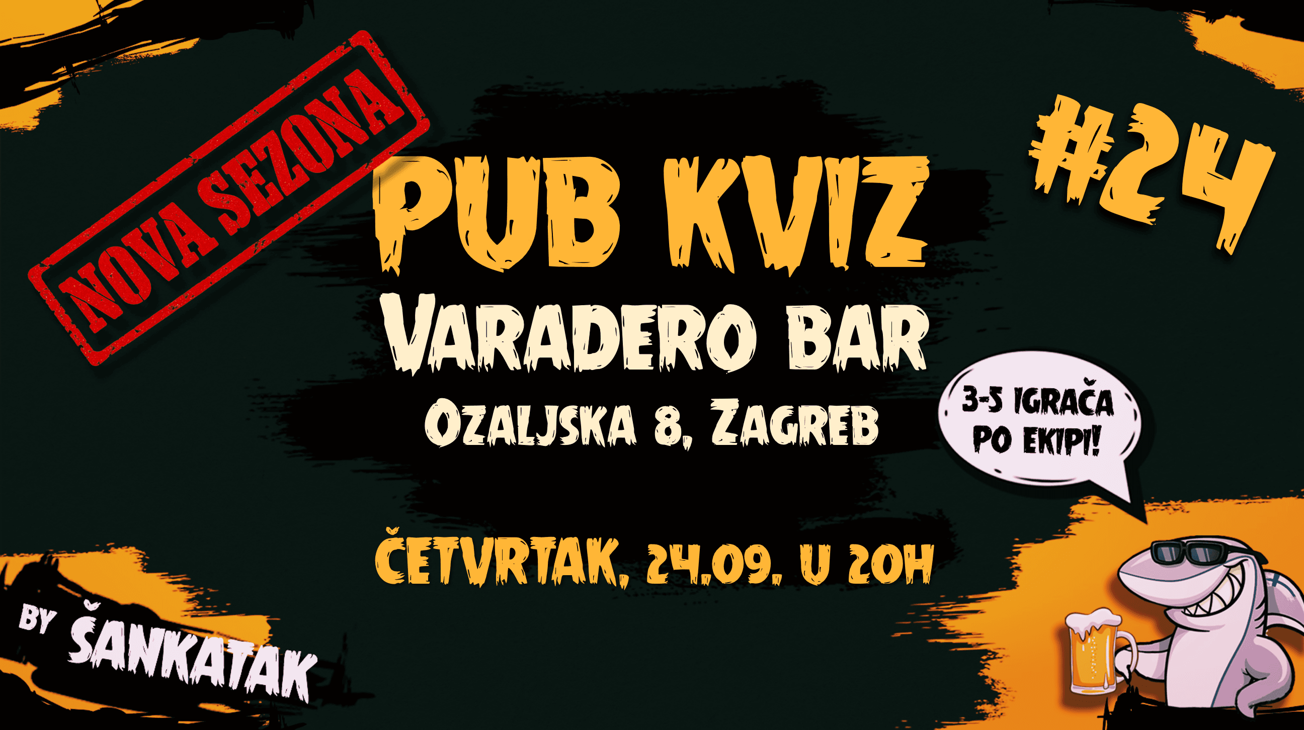 Šankatak Pub Quiz @ Varadero