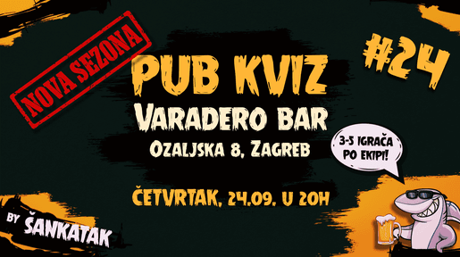 Šankatak Pub Quiz @ Varadero