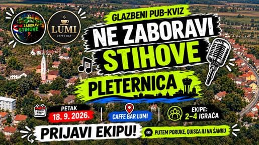 🎤NE ZABORAVI STIHOVE PLETERNICA🎤
