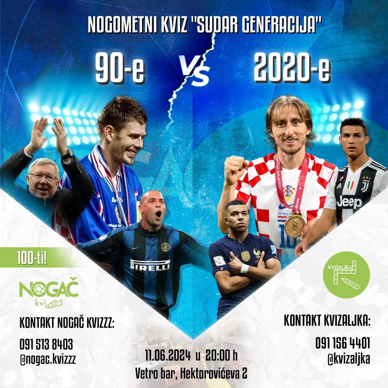 Nogometni specijal: Sudar generacija 90-e vs. 2020-e