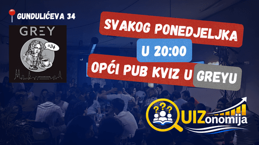 POČETAK SEZONE - Opći pub kviz by Quizonomija #17
