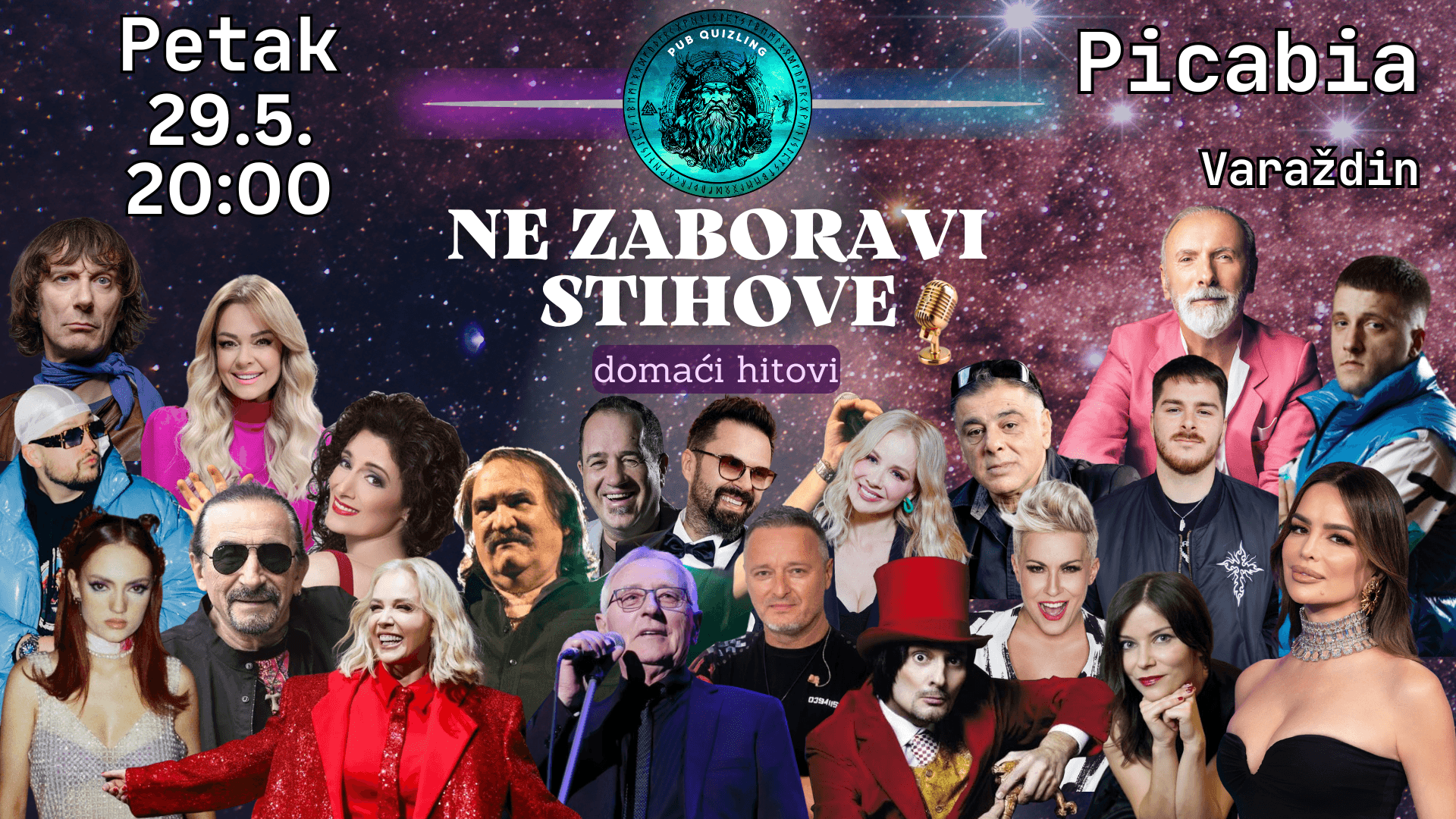 Ne zaboravi stihove kviz u Picabia pubu (Varaždin) 🎙️💃🏼🕺🏻
