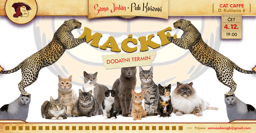 Mačke (dodatni termin) pub kviz