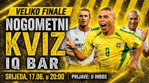 NOGOMETNI KVIZ u IQ Baru - VELIKO FINALE MINI LIGE