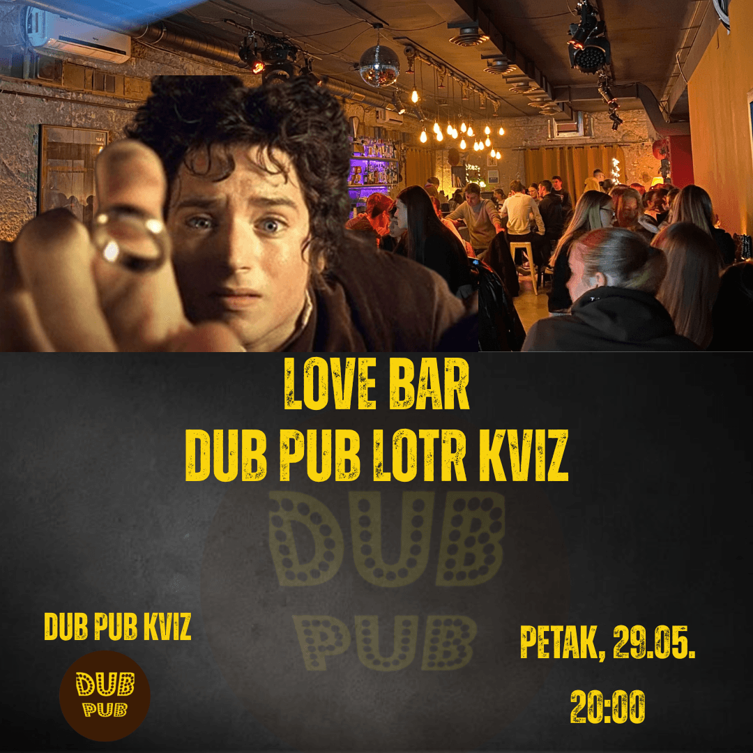 DUB PUB LORD OF THE RINGS KVIZ