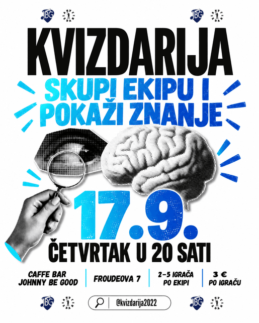 Kviz općeg znanja u Caffe bar Johnny be good