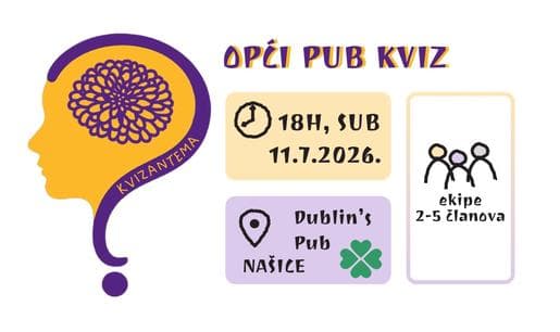 Kvizantema opći pub kviz - Našice