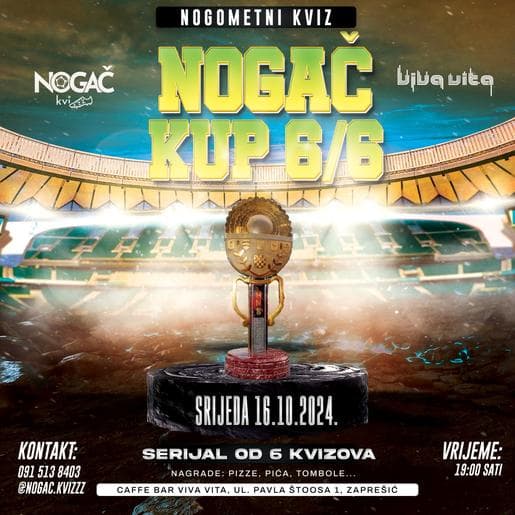 Nogometni kviz "Nogač kup u Zaprešiću"