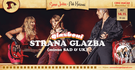 Glazbeni-Strana glazba - pub kviz