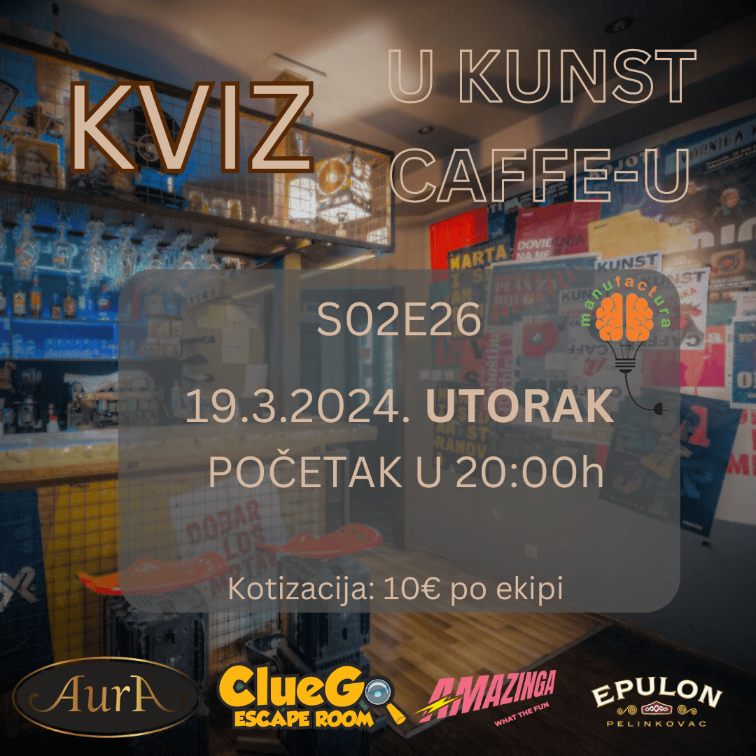 Opći kviz u Kunst Caffe-u