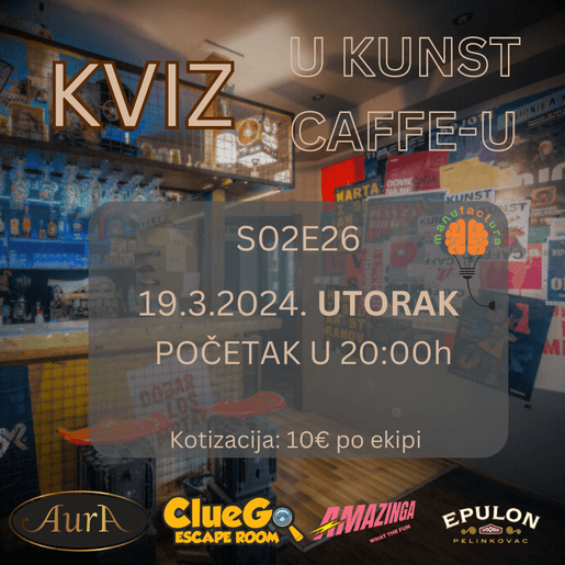 Opći kviz u Kunst Caffe-u