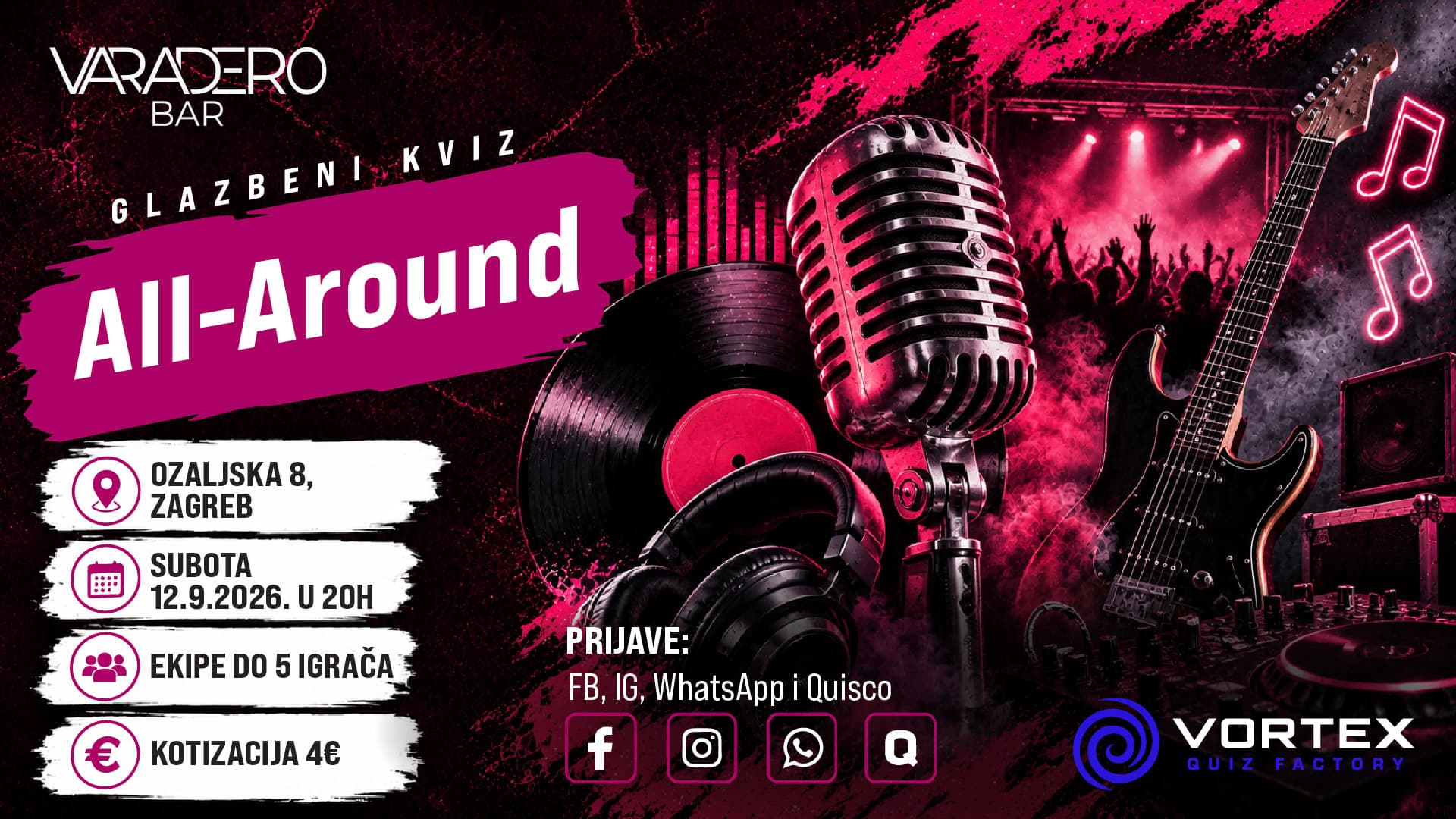 Glazbeni kviz: all-around