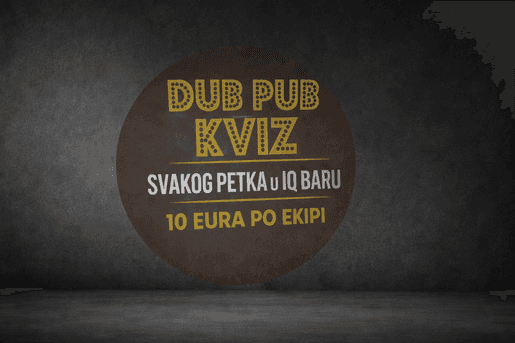 DUB PUB KVIZ u IQ BARU