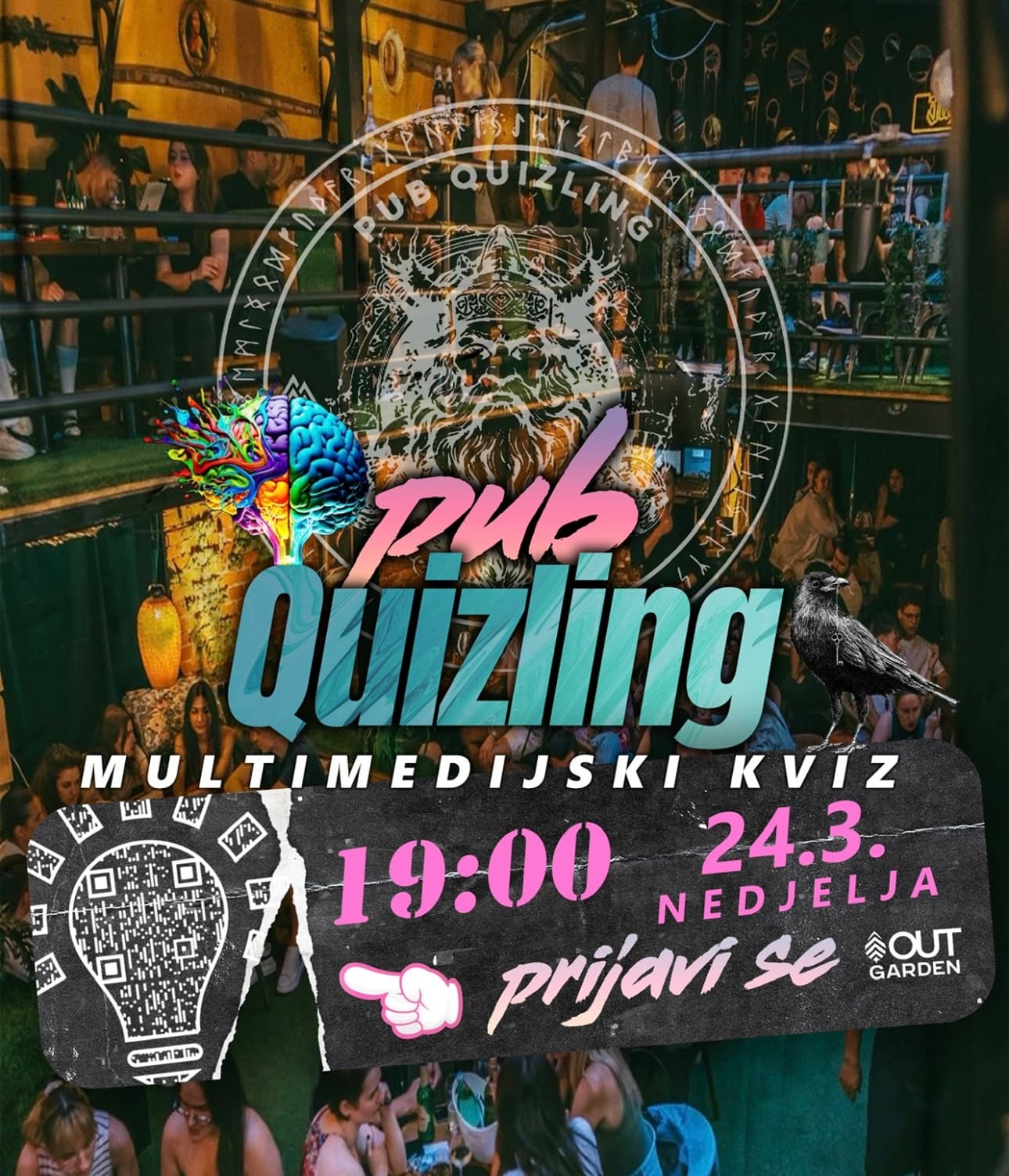 Multimedijski kviz u OUT Gardenu