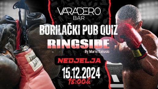 OTKAZANO RINGSIDE #1 - Borilački pub quiz