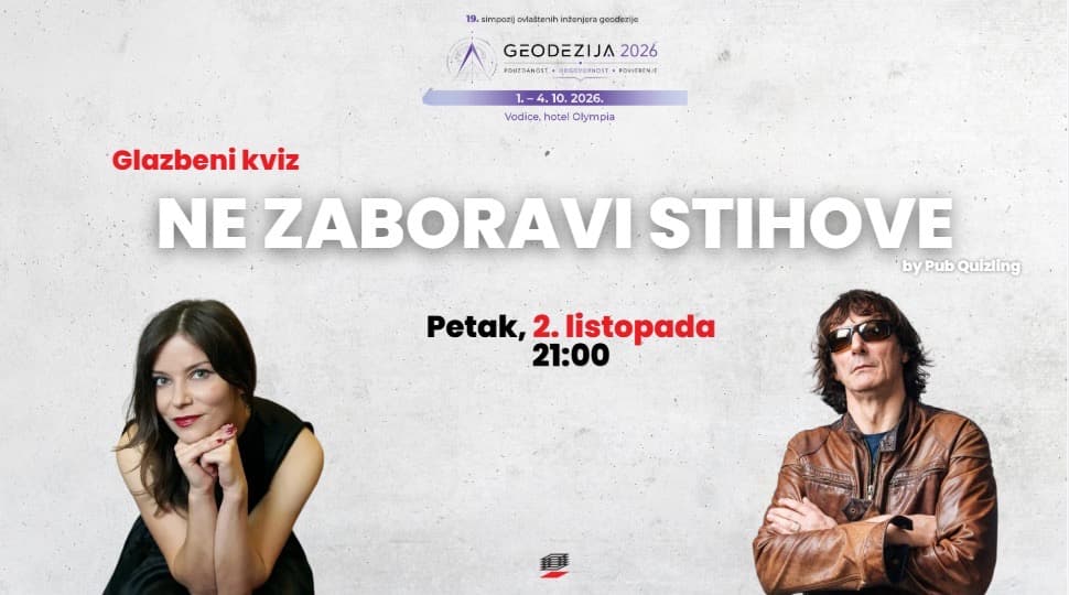 „Ne zaboravi stihove” kviz na Simpoziju ovlaštenih inženjera geodezije Republike Hrvatske 💃🏼🕺🏻🎙️🎶