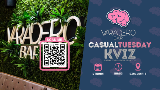 CASUAL TUESDAY pub kviz @ Varadero Bar