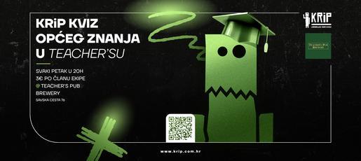 KRiP kviz općeg znanja @Teacher's - svaki petak