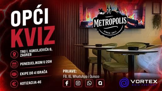 Kviz u Metropolisu