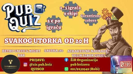 Pub kviz u Retru! #7