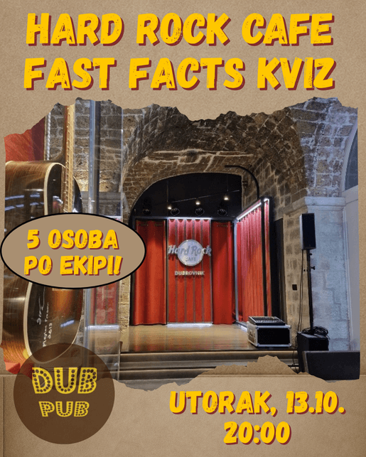 HARD ROCK FAST FACTS OPĆI KVIZ
