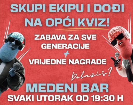 Medeni bar, Jarun - opći kviz by UKP