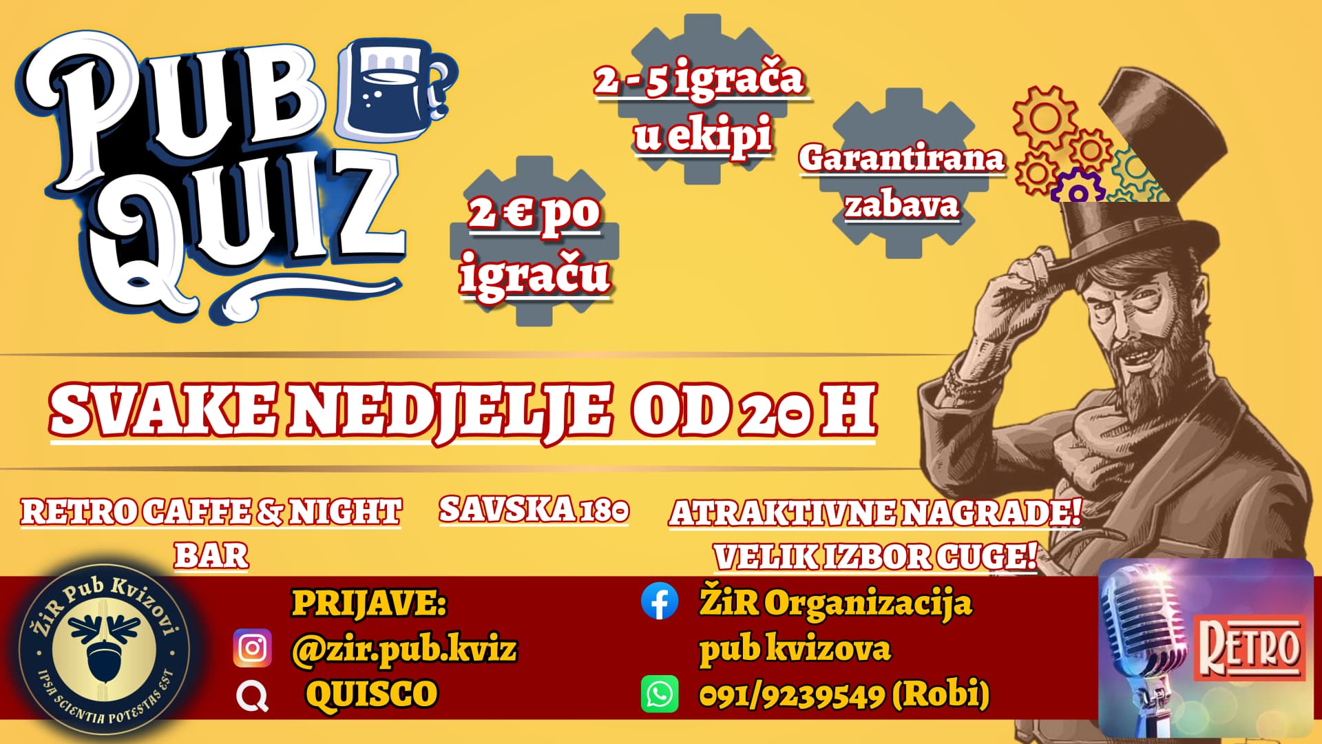 Pub kviz u Retru! #11