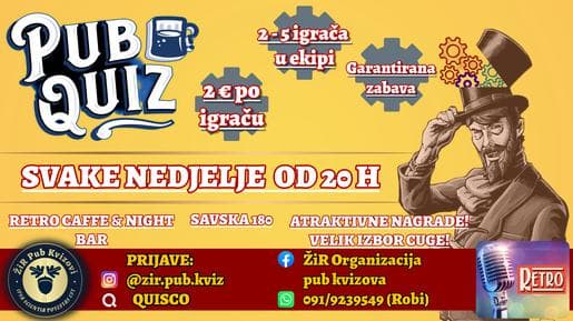 Pub kviz u Retru! #11