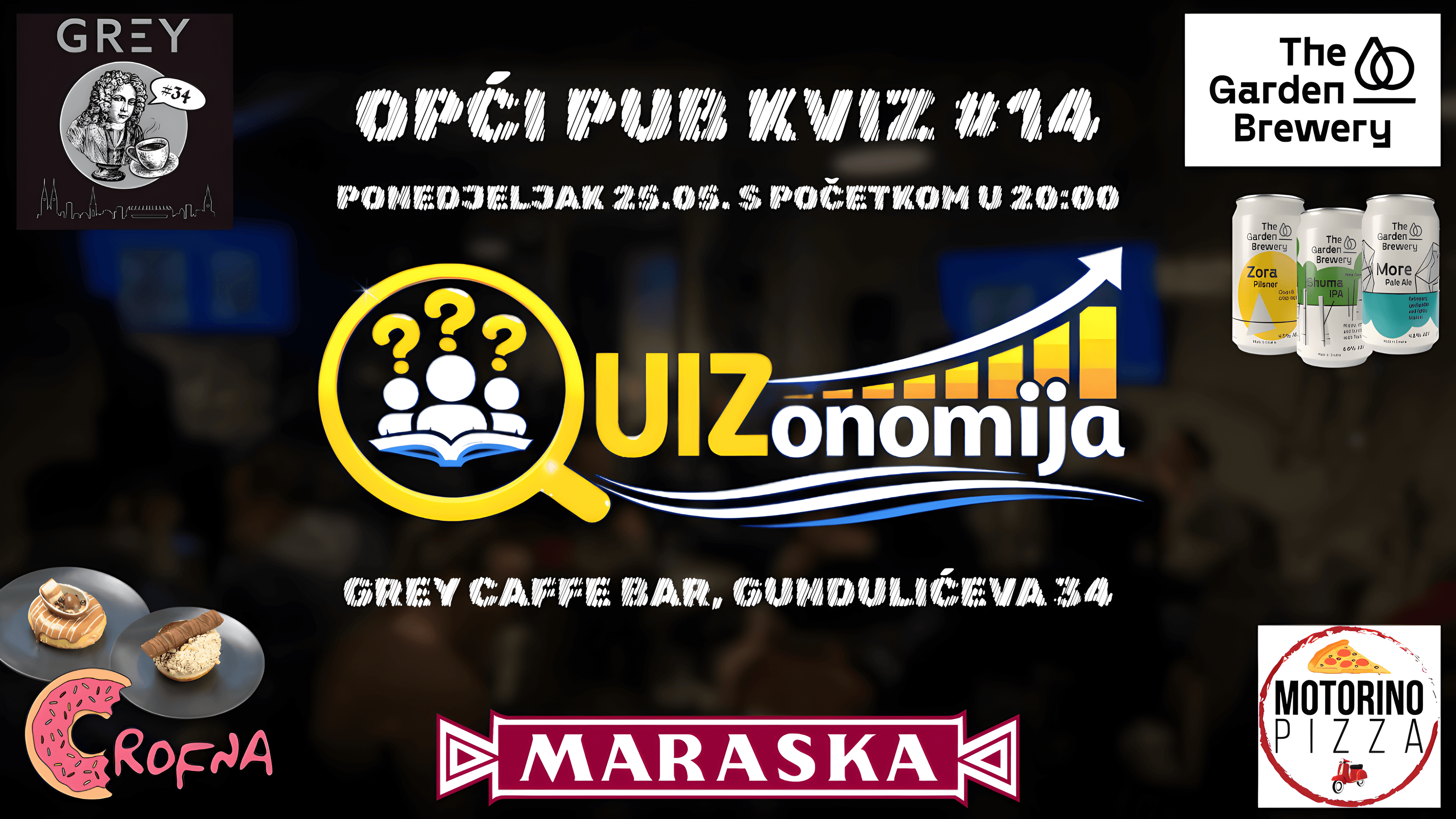 Opći pub kviz by Quizonomija #14