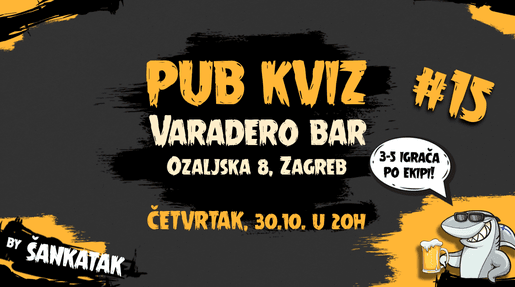 Šankatak Pub Quiz @ Varadero