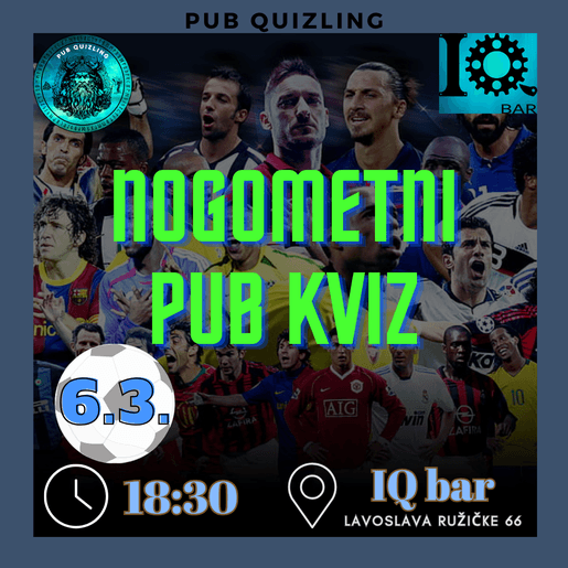 Nogometni kviz u IQ baru