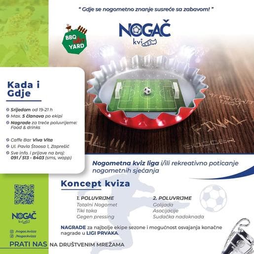 Nogometni kviz (Nogač) u Viva Viti u Zaprešiću