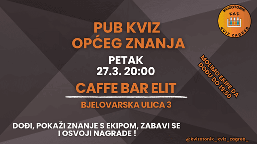 KVIZ OPĆEG ZNANJA U SESVETAMA