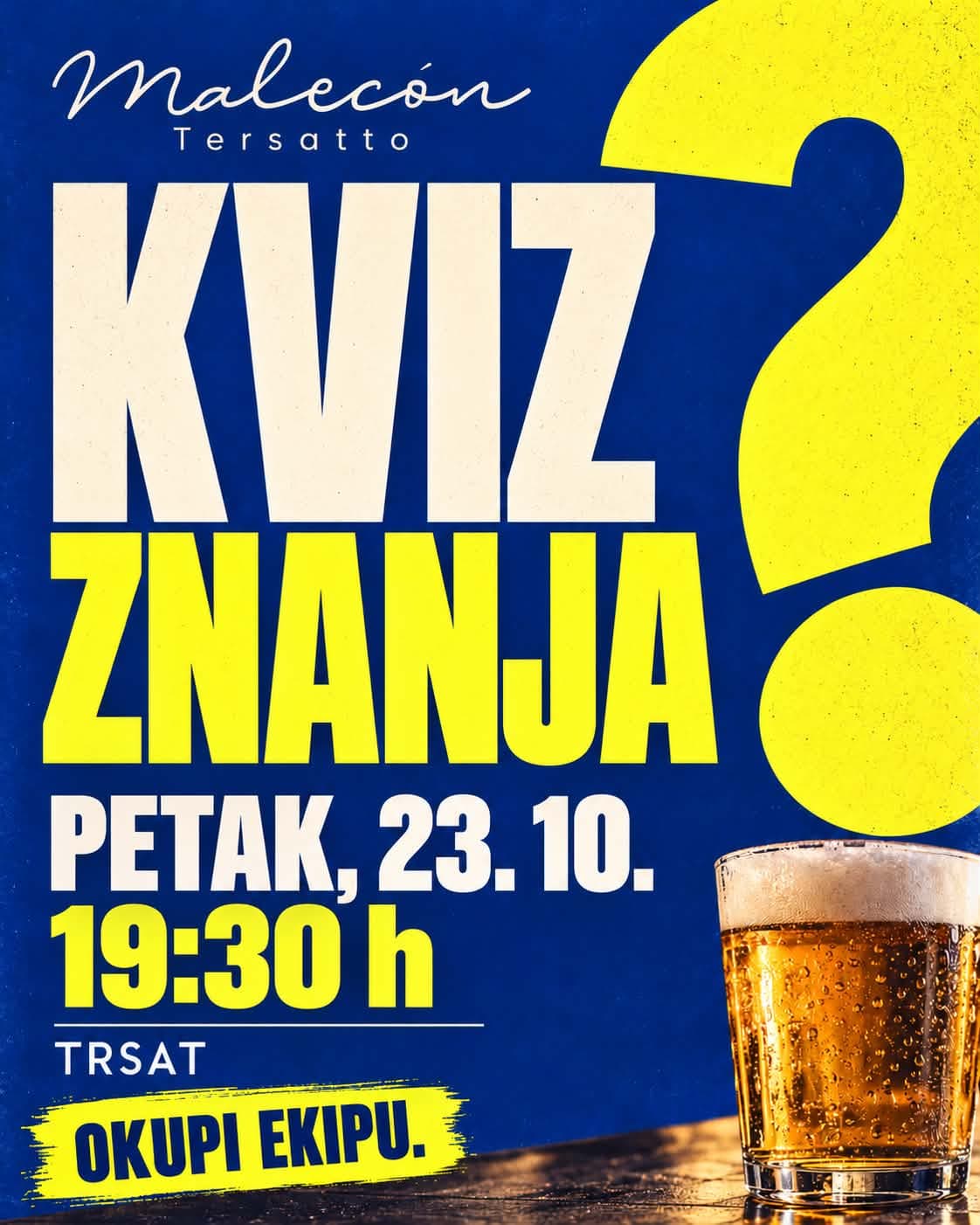 Kviz u Malecon Tersatto