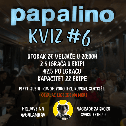 PAPALINO KVIZ #6