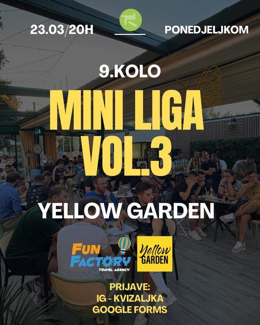 Kvizaljka u Yellow Gardenu (9.kolo)