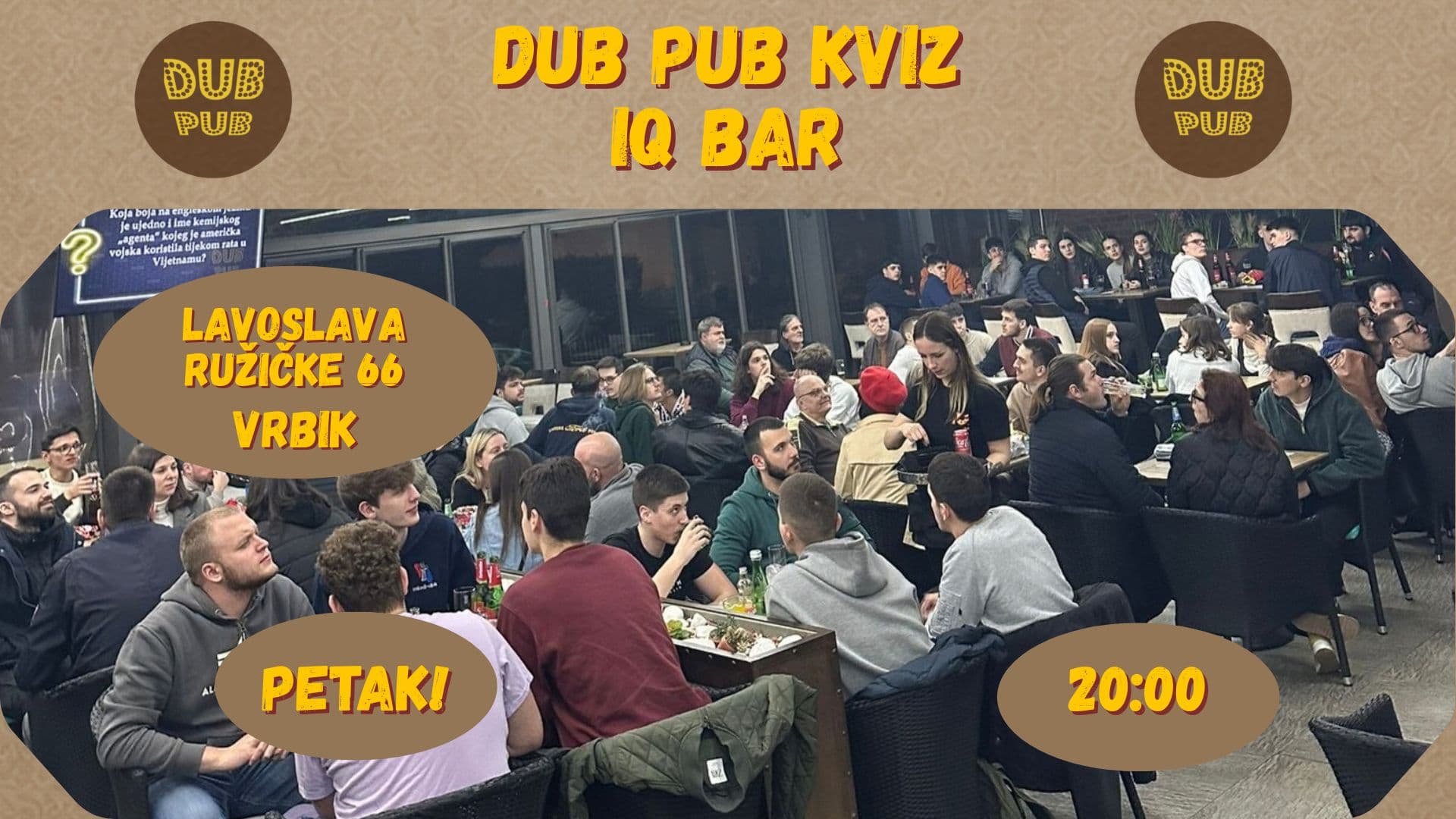 IQ BAR- DUB PUB KVIZ