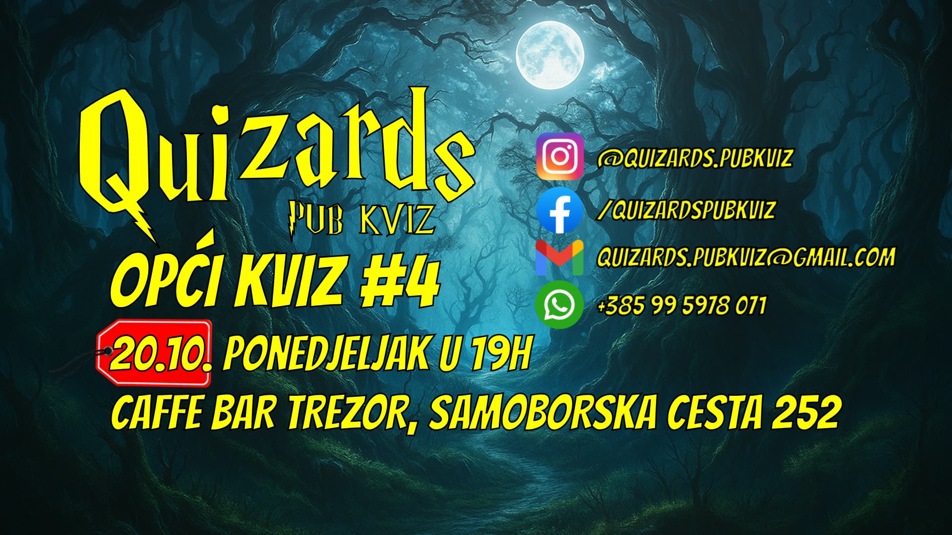 Opći Kviz #4 - Quizards Pub Kviz