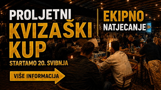 IQ BAR - PRIJAVE ZA PROLJETNI KUP - EKIPNO NATJECANJE
