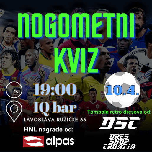 Nogometni kviz u IQ baru