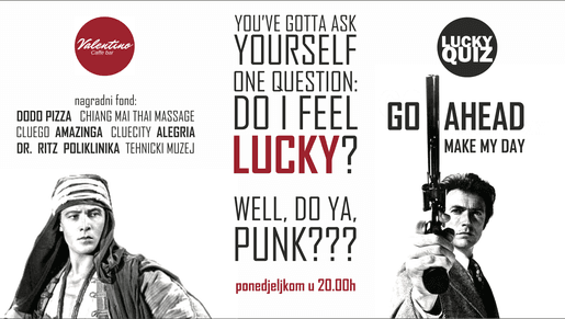 LUCKY QUIZ U VALENTINU (iznimno u nedjelju zbog Vatrenih)