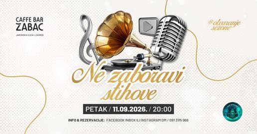 „Ne zaboravi stihove” kviz u Žapcu 💃🏼🕺🏻🎙️🎶