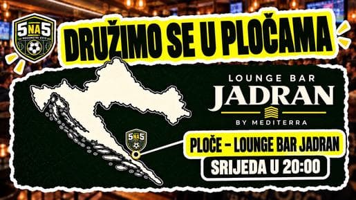 NOGOMETNI KVIZ u LOUNGE BARU JADRAN - PLOĆE
