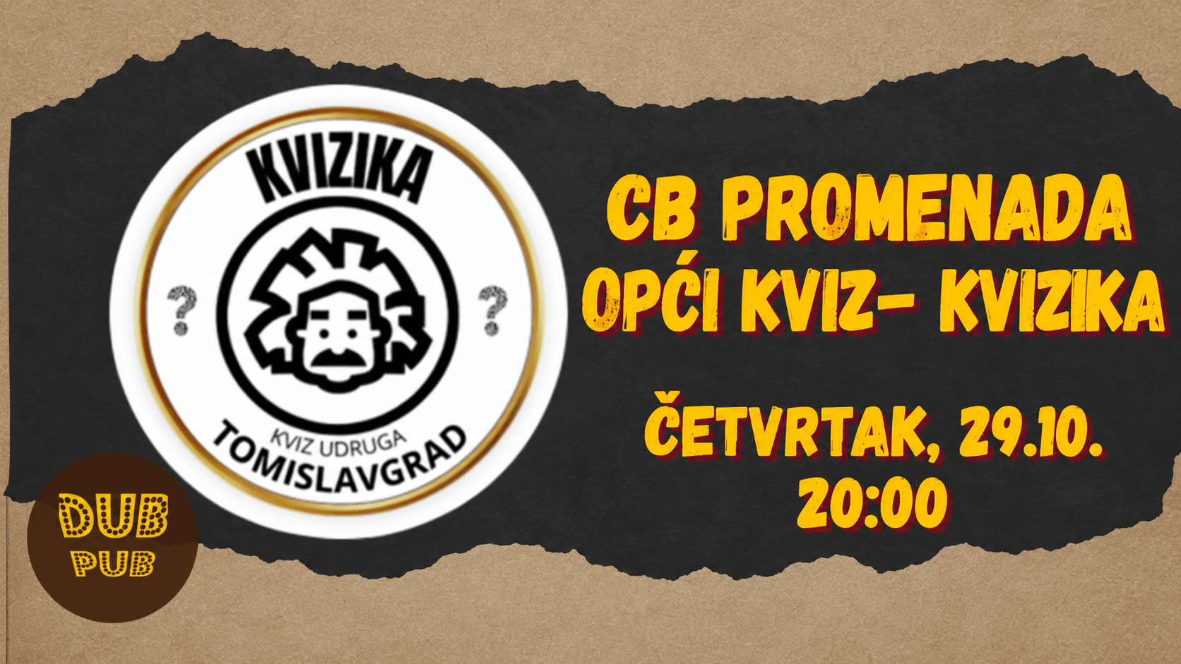 OPĆI KVIZ, KVIZIKA- PROMENADA
