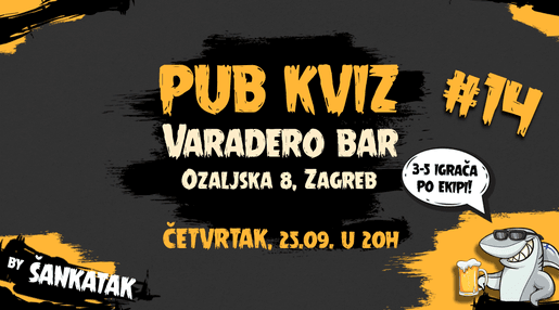 Šankatak Pub Quiz @ Varadero