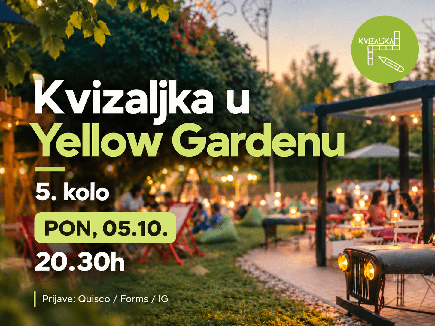 KVIZALJKA U YELLOW / 5. KOLO