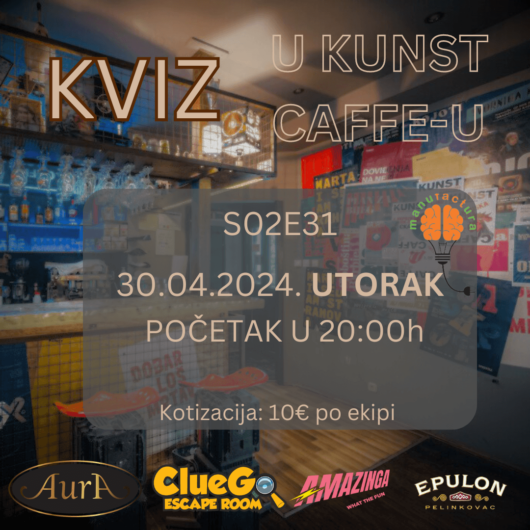 Opći kviz u Kunst Caffe-u