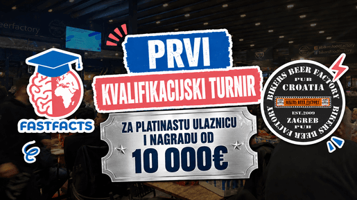 PRIJAVE ZA PRVI KVALIFIKACIJSKI TURNIR I PLATINASTU ULAZNICU - BIKERS BEER FACTORY